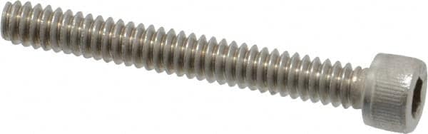 Value Collection - #6-32 UNC Hex Socket Drive, Socket Cap Screw - Grade 18-8 & Austenitic A2 Stainless Steel, Fully Threaded, 1-1/8" Length Under Head - Makers Industrial Supply