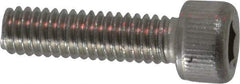 Value Collection - #6-40 UNF Hex Socket Drive, Socket Cap Screw - Grade 18-8 & Austenitic A2 Stainless Steel, Fully Threaded, 1/2" Length Under Head - Makers Industrial Supply