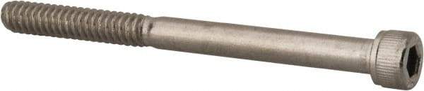 Value Collection - #10-24 UNC Hex Socket Drive, Socket Cap Screw - Grade 18-8 & Austenitic A2 Stainless Steel, Partially Threaded, 2-1/4" Length Under Head - Makers Industrial Supply