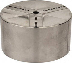 Abbott Workholding Products - 6" & Up Chuck Capacity, Northfield Attachment, Round Soft Lathe Chuck Jaw - 3 Jaws, Aluminum, 5.92" Wide x 3" High - Makers Industrial Supply