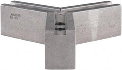 Abbott Workholding Products - 8" & Up Chuck Capacity, 1.5mm x 60° Serrated Attachment, Square Soft Lathe Chuck Jaw - 3 Jaws, Steel, 63/64" Btw Mount Hole Ctrs, 4" Long x 1-1/2" Wide x 2" High, 0.5512" Groove, 0.4724" & 12mm Fastener - Makers Industrial Supply