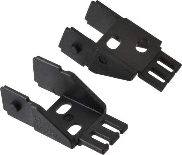 Igus - 1.42 Inch Outside Width x 0.94 Inch Outside Height, Cable and Hose Carrier Steel Zipper Mounting Bracket Set - 1-1/2 Inch Bend Radius, 0.98 Inch Inside Width x 0.67 Inch Inside Height - Makers Industrial Supply