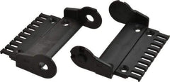 Igus - 4.69 Inch Outside Width x 1.38 Inch Outside Height, Cable and Hose Carrier Plastic Open Mounting Bracket Set - 4.92 Inch Bend Radius, 4.06 Inch Inside Width x 0.98 Inch Inside Height - Makers Industrial Supply