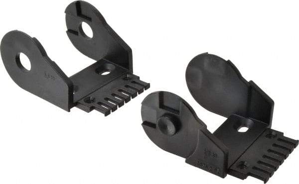 Igus - 3.74 Inch Outside Width x 2.52 Inch Outside Height, Cable and Hose Carrier Plastic Open Mounting Bracket Set - 3.94 Inch Bend Radius, 2.95 Inch Inside Width x 1.77 Inch Inside Height - Makers Industrial Supply