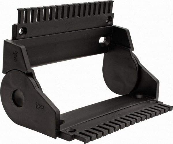 Igus - 7.68 Inch Outside Width x 2.52 Inch Outside Height, Cable and Hose Carrier Plastic Open Mounting Bracket Set - 3.94 Inch Bend Radius, 6.89 Inch Inside Width x 1.77 Inch Inside Height - Makers Industrial Supply