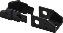 Igus - 0.89 Inch Outside Width x 0.59 Inch Outside Height, Cable and Hose Carrier Plastic Zipper Mounting Bracket Set - 1.1 Inch Bend Radius, 0.63 Inch Inside Width x 0.41 Inch Inside Height - Makers Industrial Supply