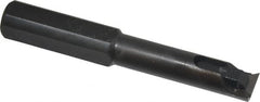 Made in USA - 0.475" Min Bore Diam, 3-1/4" OAL, 1/2" Shank Diam, Indexable Boring Bar - 1-3/4" Max Bore Depth, TPEE 730 Insert, Clamp Holding Method - Makers Industrial Supply