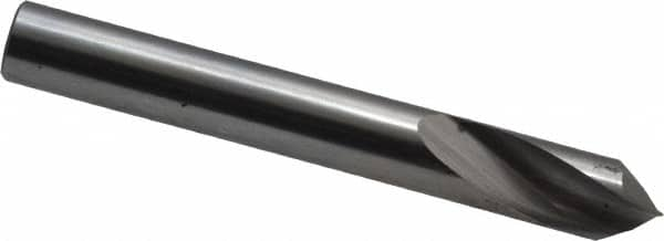 Magafor - 1/4" Body Diam, 90°, 2" OAL, Solid Carbide Spotting Drill - Makers Industrial Supply