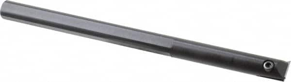 APT - 11/16" Min Bore Diam, 9" OAL, 5/8" Shank Diam, Indexable Boring Bar - TPG 321 Insert, Screw Holding Method - Makers Industrial Supply