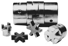 Boston Gear - 1/2" Max Bore Diam, FC20 Coupling Size, Flexible Half Coupling - 2" OD, 3.69" OAL, Steel - Makers Industrial Supply