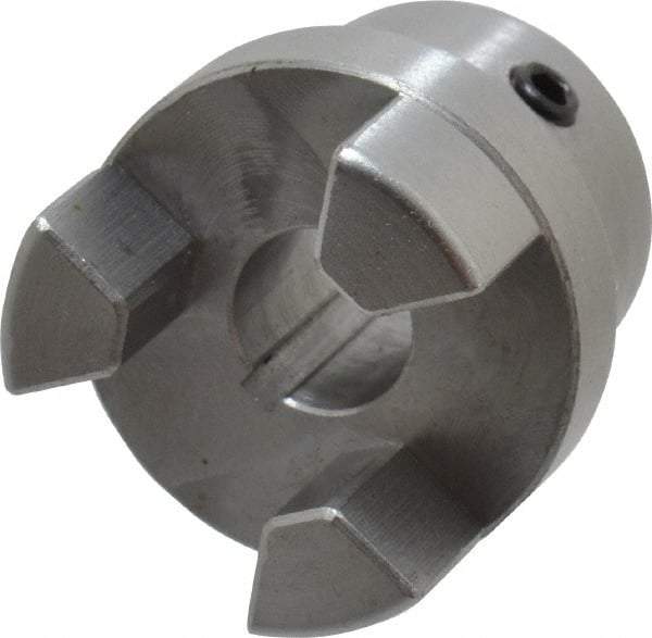 Boston Gear - 7/16" Max Bore Diam, FC12 Coupling Size, Flexible Half Coupling - 1-1/4" OD, 2.32" OAL, Steel - Makers Industrial Supply