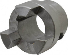 Boston Gear - 7/8" Max Bore Diam, FC15 Coupling Size, Flexible Half Coupling - 1-1/2" OD, 2.76" OAL, Steel - Makers Industrial Supply