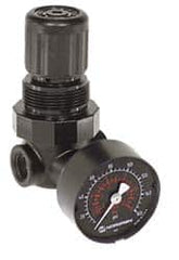 Norgren - 1/4" Miniature General Purpose Regulator with Gauge - Makers Industrial Supply