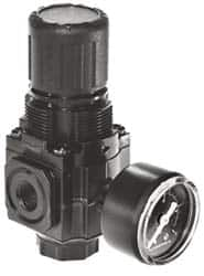 Norgren - 1/4 NPT, 300 Max Supply Pressure, Zinc Compact Regulator, Pressure Gauge Not Included - Makers Industrial Supply