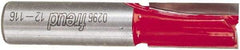 Freud - 1/2" Diam, 1/2" Shank Diam, 1" Length of Cut, 2 Flute Double Edge Straight Router Bit - 2-5/8" Overall Length, Carbide Tipped - Makers Industrial Supply