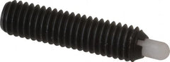 Gibraltar - 10-32, 3/4" Thread Length, 1/8" Plunger Projection, Steel Threaded Spring Plunger - 0.092" Max Plunger Diam, 3/4" Plunger Length, 1.3 Lb Init End Force, 2.7 Lb Final End Force - Makers Industrial Supply