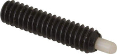 Gibraltar - 1/4-20, 1" Thread Length, 3/16" Plunger Projection, Steel Threaded Spring Plunger - 0.118" Max Plunger Diam, 1" Plunger Length, 1 Lb Init End Force, 4 Lb Final End Force - Makers Industrial Supply