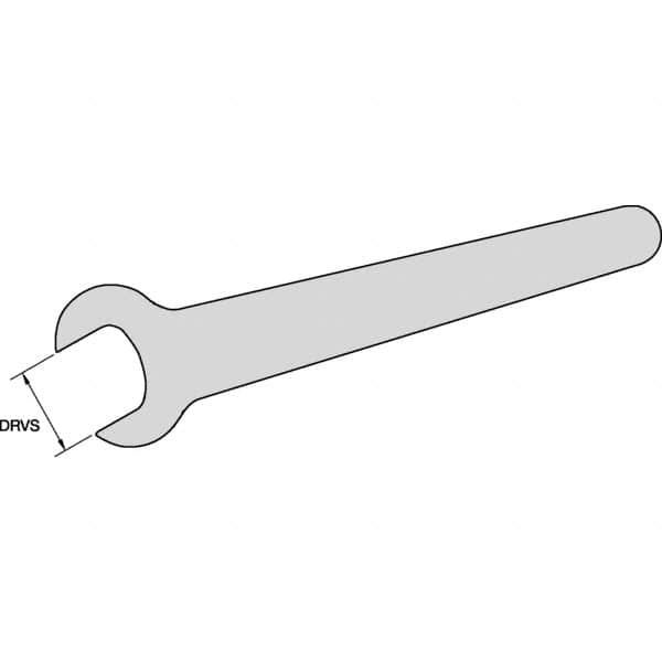 Kennametal - 1-3/8" Open End Wrench for Indexable Tools - Series Erickson - Makers Industrial Supply