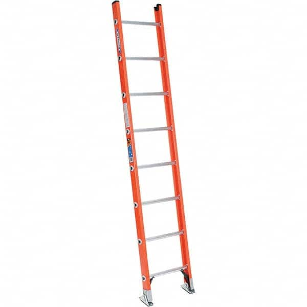 Werner - Step Ladders Type: Shelf Ladder Height (Feet): 8 - Makers Industrial Supply