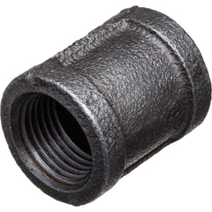 Black Pipe Fittings; Fitting Type: Coupling; Fitting Size: 1-1/4″; Material: Malleable Iron; Finish: Black; Fitting Shape: Straight; Thread Standard: NPT; Connection Type: Threaded; Lead Free: No; Standards: ASME B16.3; ASME B1.2.1