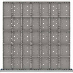 LISTA - 35-Compartment Drawer Divider Layout for 3.15" High Drawers - Makers Industrial Supply