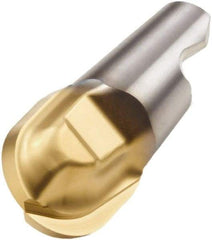 Seco - MM16 M07 Grade F30M Carbide Ball Nose Milling Tip Insert - TiAlN/TiN Finish, 2 Flutes, 0.787" Cutting Diam, 0.796" Depth of Cut, 0.871" Extension, 0.394" Cnr Rad - Makers Industrial Supply