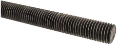 Made in USA - 3/4-10 UNC (Coarse), 2' Long, Low Carbon Steel Threaded Rod - Oil Finish Finish, Right Hand Thread - Makers Industrial Supply