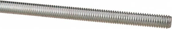 Value Collection - M6x1 UNC (Coarse), 1m Long, Steel Metric Threaded Rod - Zinc-Plated Finish, Right Hand Thread - Makers Industrial Supply