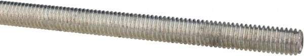 Value Collection - M8x1.25 UNC (Coarse), 1m Long, Steel Metric Threaded Rod - Zinc-Plated Finish, Right Hand Thread - Makers Industrial Supply