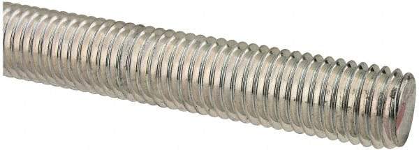 Value Collection - M14x2 UNC (Coarse), 1m Long, Steel Metric Threaded Rod - Zinc-Plated Finish, Right Hand Thread - Makers Industrial Supply