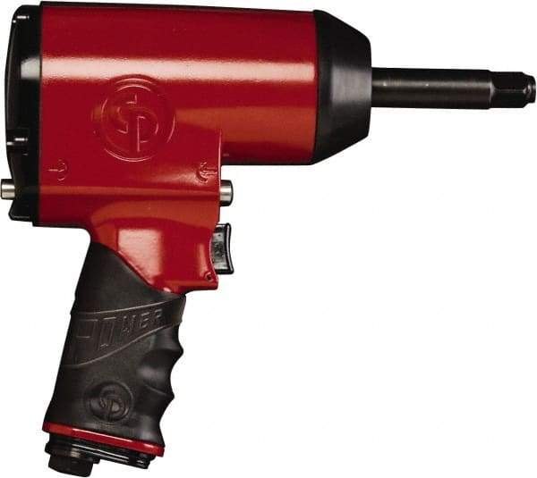 Chicago Pneumatic - 1/2" Drive, 6,400 RPM, 625 Ft/Lb Torque Impact Wrench - Pistol Grip Handle, 1,320 IPM, 22 CFM, 90 psi, 1/4" NPT Inlet - Makers Industrial Supply