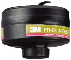 3M - Olive and Magenta P100 Cartridge - Series FR-64, Protects Against Multi Gas - Makers Industrial Supply