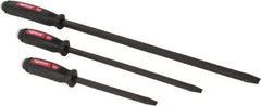 Mayhew - 3 Piece Screwdriver Pry Bar Set - 5/8" Head Width, Includes 12, 17 & 25" Lengths - Makers Industrial Supply