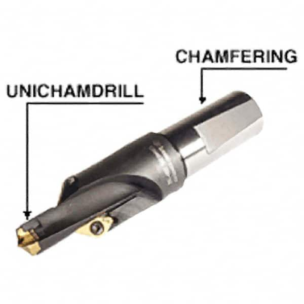 Iscar - Series DrillMeister, 13.4mm ID, 32mm Overall Diam, 127.3mm OAL Drilling Chamfer Ring - XHGR 09..., XHGT 09... Insert - Makers Industrial Supply