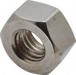 Value Collection - 1/2-13 UNC Stainless Steel Right Hand Heavy Hex Nut - 7/8" Across Flats, 31/64" High, Uncoated - Makers Industrial Supply