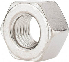 Value Collection - 3/4-10 UNC Stainless Steel Right Hand Heavy Hex Nut - 1-1/4" Across Flats, 47/64" High, Uncoated - Makers Industrial Supply