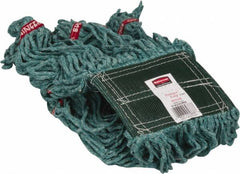 Rubbermaid - 5" Green Head Band, Medium Blended Fiber Loop End Mop Head - 4 Ply, Use for General Purpose - Makers Industrial Supply