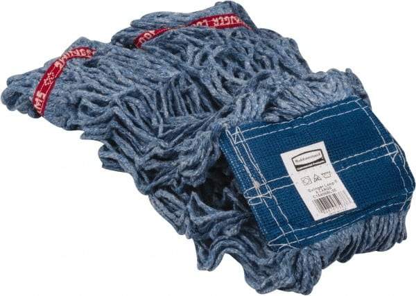 Rubbermaid - 5" Blue Head Band, X-Large Blended Fiber Loop End Mop Head - 4 Ply, Use for General Purpose - Makers Industrial Supply