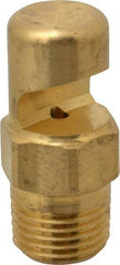 Bete Fog Nozzle - 1/8" Pipe, 145° Spray Angle, Brass, Extra Wide Fan Nozzle - Male Connection, 1.58 Gal per min at 100 psi, 0.073" Orifice Diam - Makers Industrial Supply