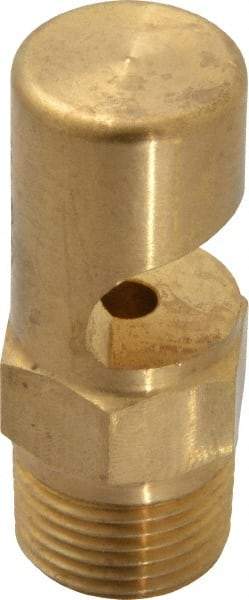 Bete Fog Nozzle - 3/8" Pipe, 145° Spray Angle, Brass, Extra Wide Fan Nozzle - Male Connection, 9.49 Gal per min at 100 psi, 3/16" Orifice Diam - Makers Industrial Supply