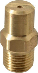 Bete Fog Nozzle - 1/8" Pipe, 30° Spray Angle, Brass, Standard Fan Nozzle - Male Connection, 1.58 Gal per min at 100 psi, 0.08" Orifice Diam - Makers Industrial Supply