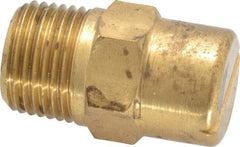 Bete Fog Nozzle - 3/8" Pipe, 90° Spray Angle, Brass, Standard Fan Nozzle - Male Connection, 1.58 Gal per min at 100 psi, 0.08" Orifice Diam - Makers Industrial Supply