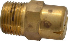 Bete Fog Nozzle - 3/8" Pipe, 120° Spray Angle, Brass, Standard Fan Nozzle - Male Connection, 6.32 Gal per min at 100 psi, 5/32" Orifice Diam - Makers Industrial Supply