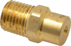 Bete Fog Nozzle - 1/4" Pipe, 60° Spray Angle, Brass, Full Cone Nozzle - Male Connection, 1.54 Gal per min at 100 psi, 0.082" Orifice Diam - Makers Industrial Supply