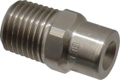 Bete Fog Nozzle - 1/4" Pipe, 90° Spray Angle, Grade 303 Stainless Steel, Full Cone Nozzle - Male Connection, 2.31 Gal per min at 100 psi, 0.109" Orifice Diam - Makers Industrial Supply