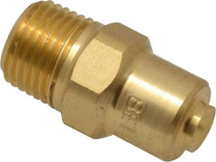 Bete Fog Nozzle - 1/8" Pipe, 120° Spray Angle, Brass, Full Cone Nozzle - Male Connection, 0.38 Gal per min at 100 psi, 0.043" Orifice Diam - Makers Industrial Supply