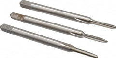 Interstate - #2-56 UNC, 3 Flute, Bottoming, Plug & Taper, Bright Finish, High Speed Steel Tap Set - 1-3/4" OAL, 7/16" Thread Length - Makers Industrial Supply