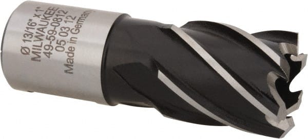 Milwaukee Tool - 13/16" Diam x 1" Deep High Speed Steel Annular Cutter - Makers Industrial Supply