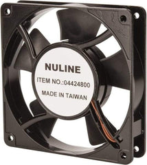 Value Collection - 115 Volts, AC, 81 CFM, Square Tube Axial Fan - 0.15 Amp Rating, 2,600 to 3,600 RPM, 4.7" High x 4.7" Wide x 1" Deep - Makers Industrial Supply