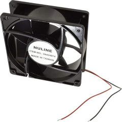 Value Collection - 12 Volts, DC, 145 CFM, Square Tube Axial Fan - 1.1 Amp Rating, 2,600 to 2,900 RPM, 4.7" High x 4.7" Wide x 1-1/2" Deep - Makers Industrial Supply